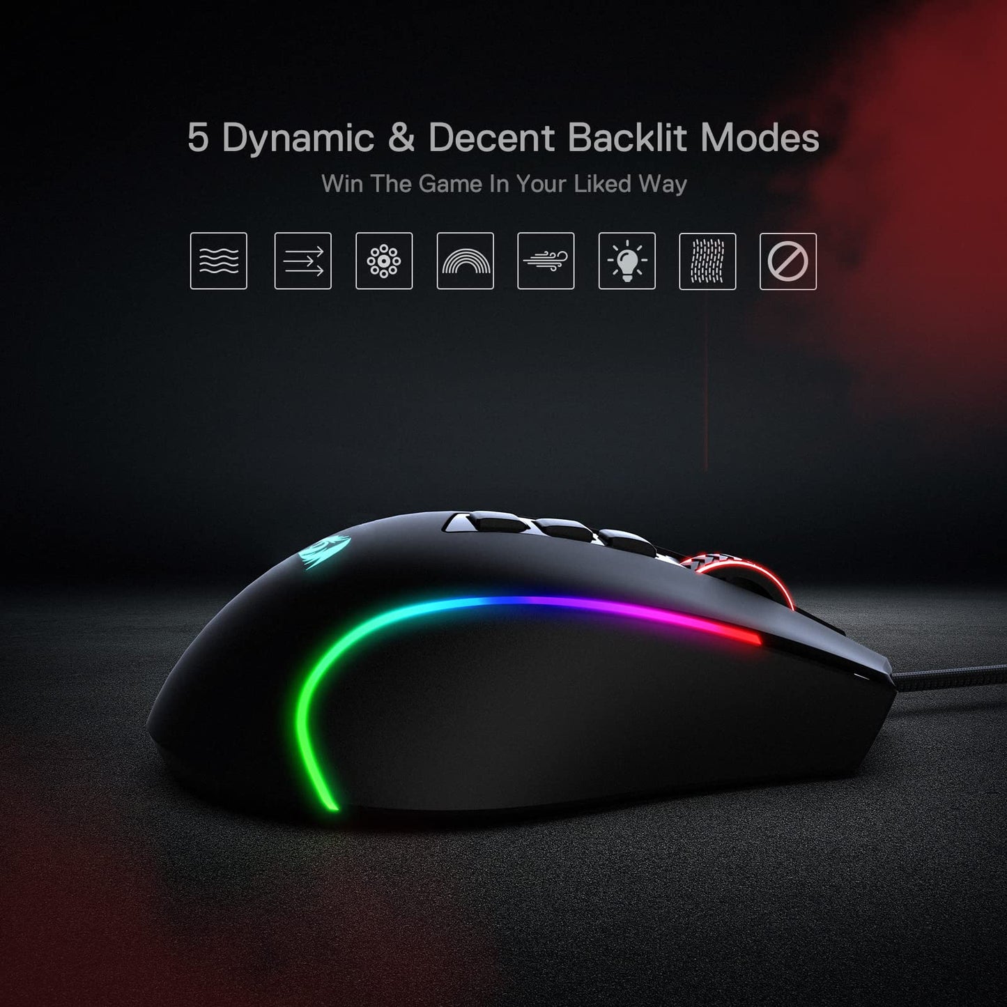 Redragon M612 Predator RGB Gaming Mouse