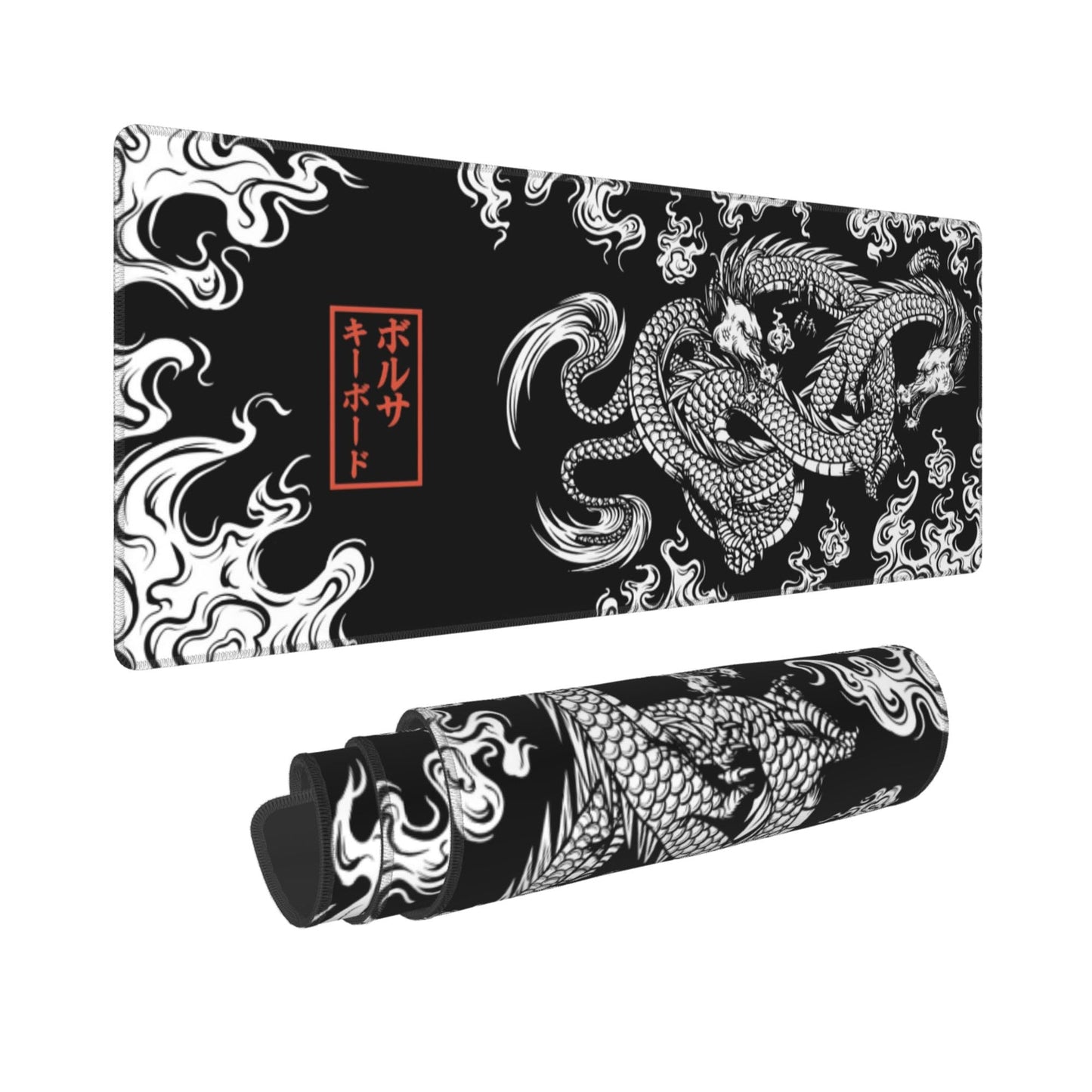 Japanese Dragon Large Mouse Pad