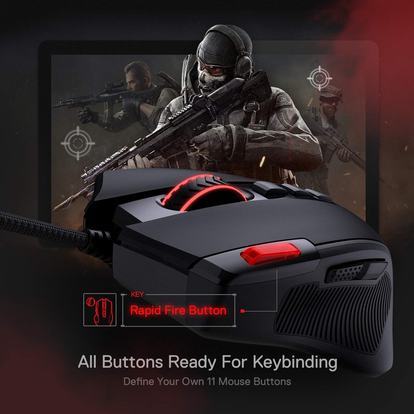 Redragon M612 Predator RGB Gaming Mouse