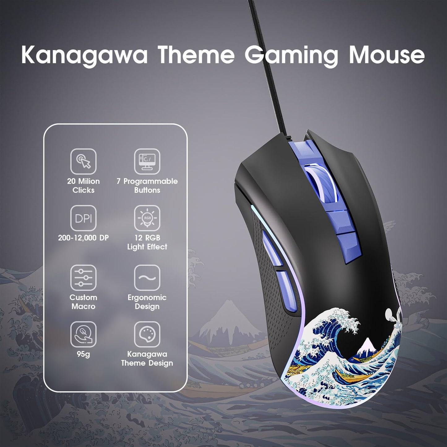 XVX Wired Gaming Mouse